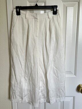 Selected Women Wide Leg Pants, White, Size S